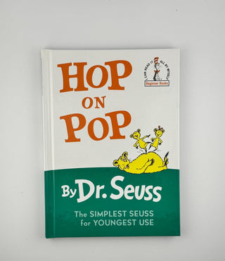 📚 Hop on Pop by Dr. Seuss – Hardcover Beginner Book | Classic Early Reader