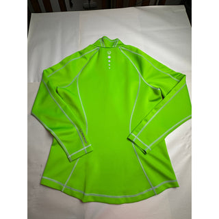 Sunice Women's M Golf Pullover 1/4 Zip Waterville 1889 Lime Green Athletic