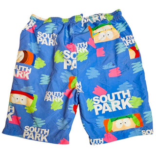South Park DARE Swim Trunks Board Shorts Men’s Large Blue Cartman Kyle