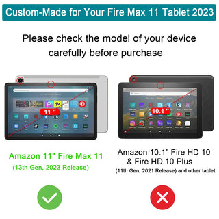 Amazon Fire Max 11 Case 13th Gen 2023 Rugged Cover Screen Protector Kickstand