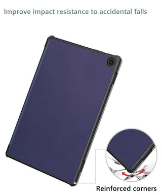Stianiiie Fire HD 8/8 Plus Case 10th 12th Gen 2020 2022 Navy Trifold