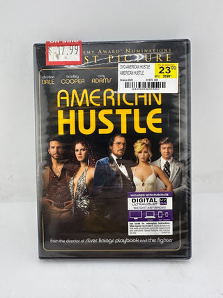 American Hustle DVD 2013 Christian Bale Bradley Cooper Amy Adams NEW Sealed