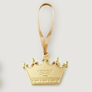 Gold Ornament Set with Ribbon, Set of 3 Luxury Perfume