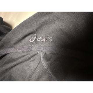 ASICS Men's Black Full Zip Hooded Running Jacket Athletic Size Medium