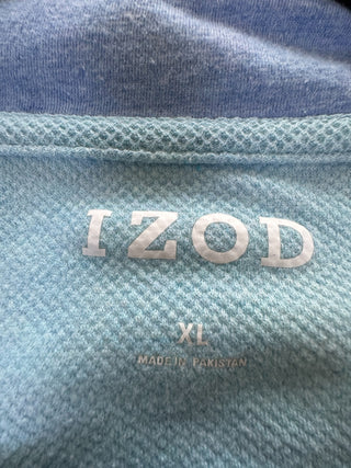 IZOD Men's Light Blue Half-Zip Pullover Sweater XL