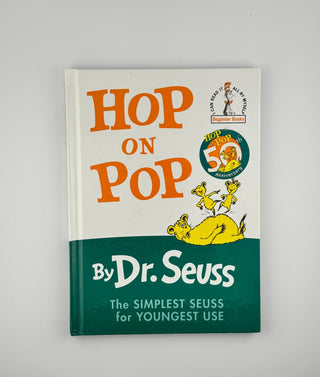 📚 Hop on Pop by Dr. Seuss (50th Anniversary Edition, Hardcover) Beginner Books
