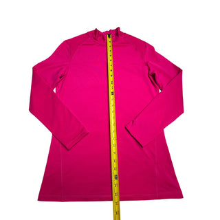 Layer 8 Performance Womens L Hot Pink Qwick Dry Mock Neck Long Sleeve Active Top
