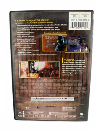 Spawn Director's Cut DVD - New Line Platinum Series Special Effects Edition
