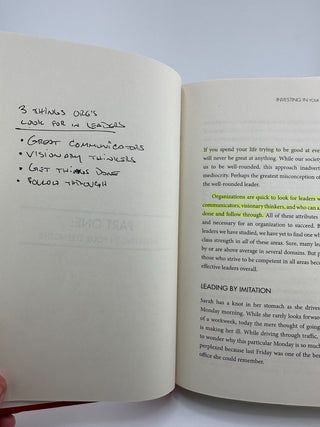 Strengths Based Leadership Tom Rath Gallup Hardcover 2008 Highlighted