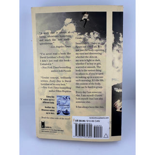 Every Day by David Levithan 2013 Paperback First Ember Edition YA Romance