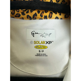 Greg Norman Solar XP Women S Leopard Print Reversible Golf Vest White 1/4 Zip