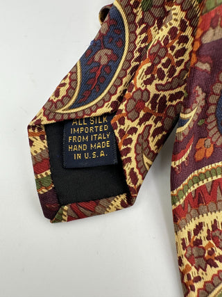 XMI 325 Series Handmade Silk Paisley Tie for Nordstrom