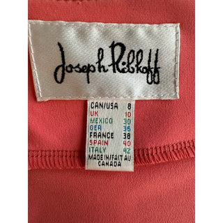 Joseph Ribkoff Coral Open Front Cardigan Jacket Womens Size 8 Canada Grommet