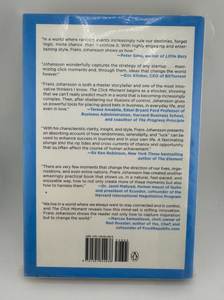 The Click Moment Frans Johansson NEW SEALED Hardcover