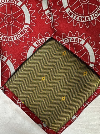 Rotary International Rocky Mountain Rendezvous SLC Red Tie