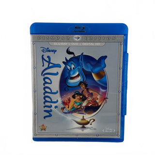 Disney Aladdin Diamond Edition Blu-ray DVD 2-Disc Combo 2015 Robin Williams