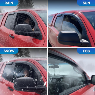 2020-2026 Toyota Highlander Window Visors Rain Guards Out-Channel 4PC Vent Shade