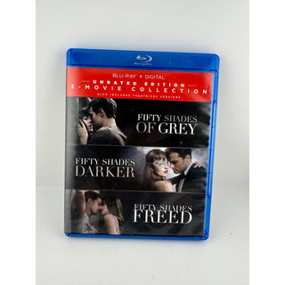 Fifty Shades 3-Movie Collection Blu-ray Unrated Trilogy Grey Darker Freed