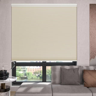 MYshade 37x64 Cordless Blackout Cellular Shade Top Down Bottom Up Beige TDBU