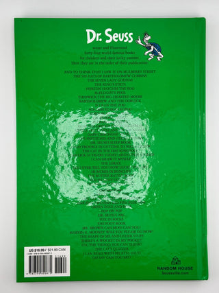Yertle the Turtle and Other Stories by Dr. Seuss Hardcover Classic Edition
