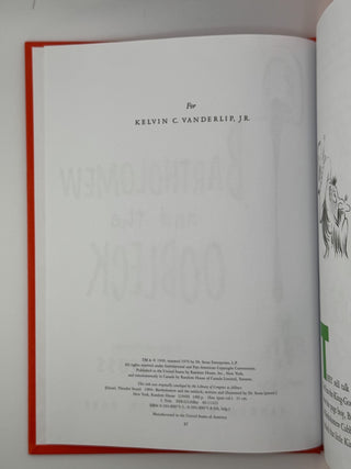 Bartholomew and the Oobleck by Dr. Seuss Hardcover Classic Children’s Book