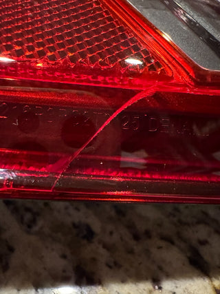 Dasbecan LED Tail Light Assembly for Ford F-150 2021-2023 Truck - Red Smoke Lens