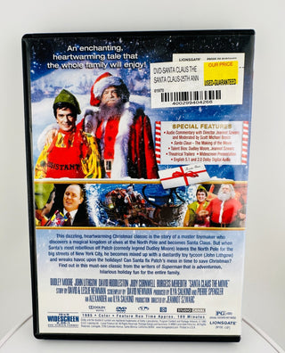 Santa Claus: The Movie (DVD, 25th Anniversary Edition, 1985)