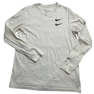 Nike Double Swoosh Goddess of Victory Long Sleeve T-Shirt White Men’s Large L