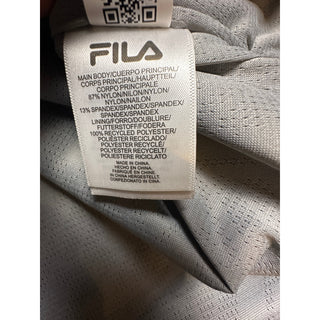 FILA Men's Medium Gray Utility Jacket Full Zip 4 Pocket Stretch Workwear