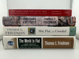 Thomas Friedman 4 Book Lot World Is Flat Lexus Hardcover