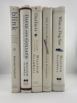 Malcolm Gladwell 5 Book Hardcover Lot Blink Outliers
