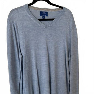 APT.9 Seriously Soft XL Light Blue V-Neck Sweater