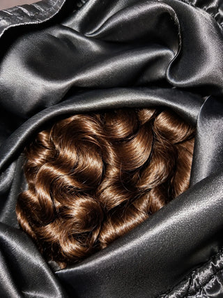 Hair Bundles Loose Body Wave Natural Brown Color Soft & Silky 100%