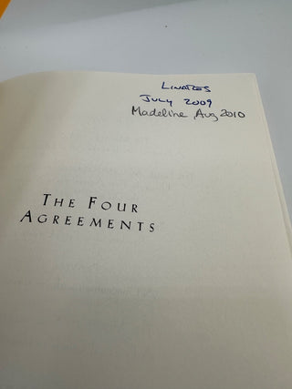 The Four Agreements Don Miguel Ruiz Toltec Wisdom Paperback