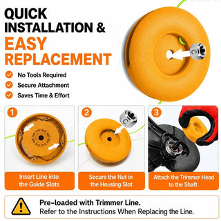 2-Pack Universal String Trimmer Head STIHL Husqvarna Echo