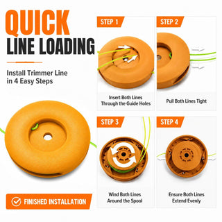 2-Pack Universal String Trimmer Head STIHL Husqvarna Echo
