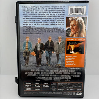 October Sky DVD 1999 Widescreen Jake Gyllenhaal Laura Dern Chris Cooper