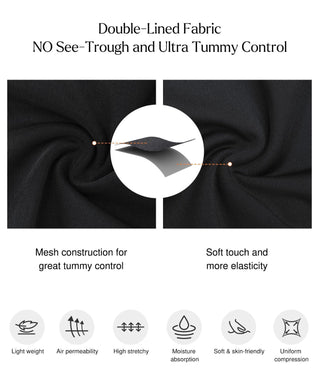 Popilush Black Shapewear Bodysuit Underwire Tummy Control