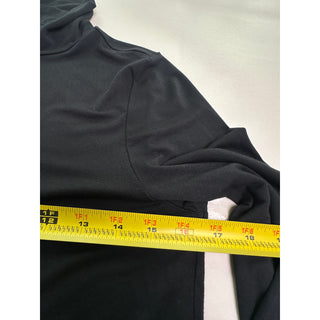 American Eagle Soft & Sexy Turtleneck Top Women's M Black Long Sleeve Stretch