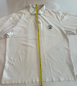 Pebble Beach Golf Links 1919 White Polo Shirt Size XL