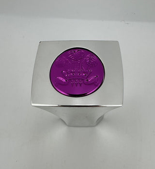 Silver Square Cap Round Purple Seal Old Style Gen 1-2