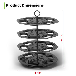 Ninja Compatible 4-Tier Rotating Flavored Water Drops Organizer Holder