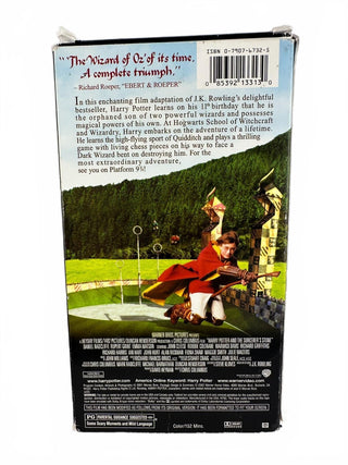 Harry Potter and the Sorcerer's Stone VHS Tape - Vintage Warner Bros. Edition 1