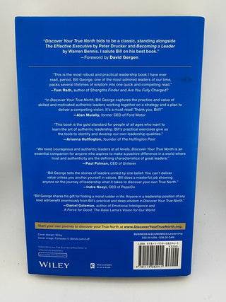 Discover Your True North by Bill George - Expanded and Updated Edition Hardcover