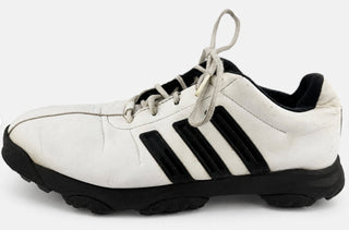 Adidas Tour360 Golf Shoes Mens US 10 White Black Softspikes Leather Waterproof