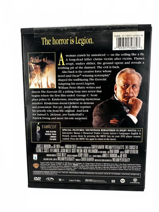 William Peter Blatty's The Exorcist III DVD - Horror Thriller Classic Warner Bro