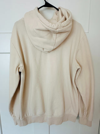 Beige New York City 83 Graphic Hoodie Sweatshirt
