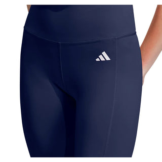 adidas Women’s 7/8 Leggings High Rise Navy Blue Workout w Pocket XL
