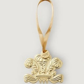 Gold Ornament Set with Ribbon, Set of 3 Luxury Perfume