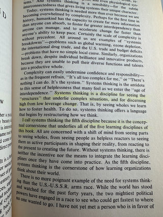 The Fifth Discipline: The Art & Practice of The Learning Organization by Peter M